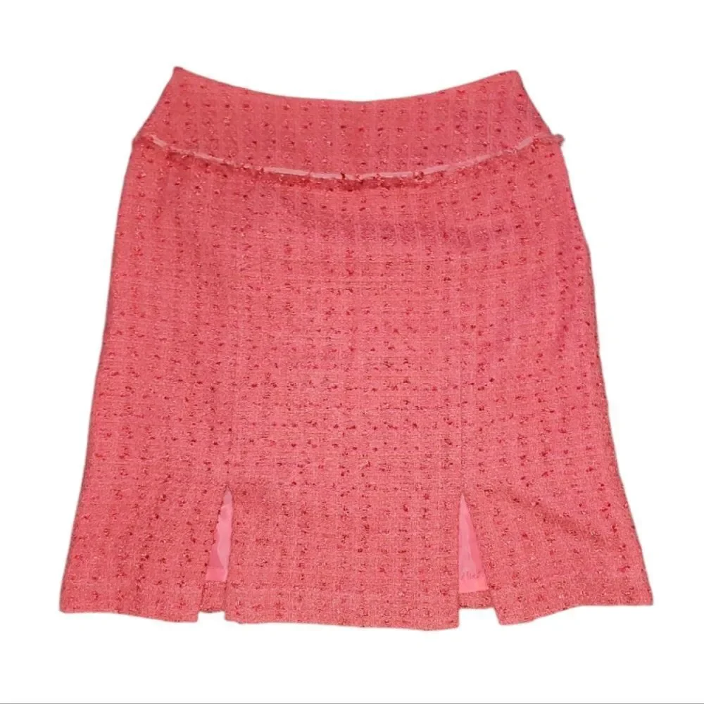 John Meyer of Norwich Vintage 1960s Pink Swiss Dot Skirt Suit‎ Size 10 - Picture 5 of 9